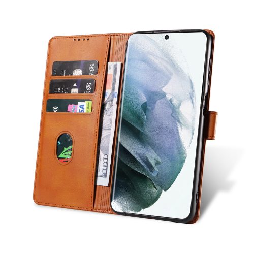 Black PU leather wallet folio case compatible with Oppo devices