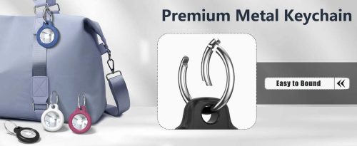 For Apple AirTag Case Hard PC Cover Location Tracker Sleeve Shell Skin Keyring (174949749086) - Detail View