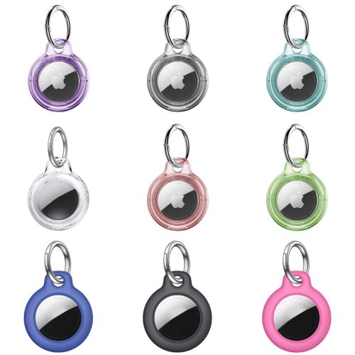 For Apple AirTag Case Hard PC Cover Location Tracker Sleeve Shell Skin Keyring (174949749086) - Detail View