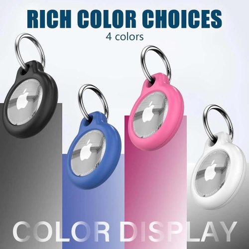 For Apple AirTag Case Hard PC Cover Location Tracker Sleeve Shell Skin Keyring (174949749086) - Detail View