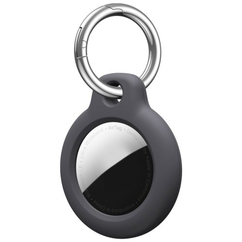 For Apple AirTag Case Hard PC Cover Location Tracker Sleeve Shell Skin Keyring (174949749086) in Black
