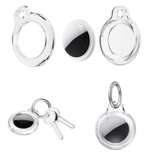 For Apple AirTag Case Hard PC Cover Location Tracker Sleeve Shell Skin Keyring (174949749086) - Detail View