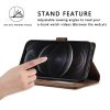 Slim profile PU leather wallet folio case compatible with Oppo Reno series