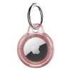 For Apple AirTag Case Hard PC Cover Location Tracker Sleeve Shell Skin Keyring (174949749086) in Crystal pink