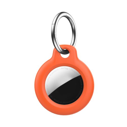 For Apple AirTag Case Hard PC Cover Location Tracker Sleeve Shell Skin Keyring (174949749086) in Orange