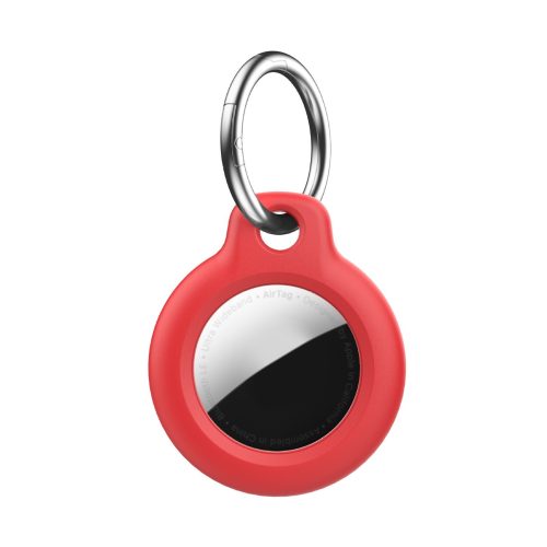 For Apple AirTag Case Hard PC Cover Location Tracker Sleeve Shell Skin Keyring (174949749086) in Red