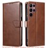 Samsung Galaxy S26 S25 S24 S23 S22 Edge Plus Ultra FE Case Leather Cover Wallet (176490242612) in Brown