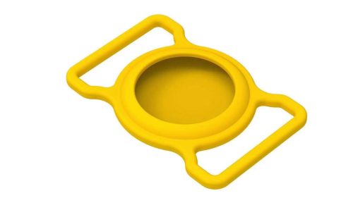 AirTag Holder Case Silicone Loop Sleeve Shell Keyring Dog Cat Pet Protective (174823856188) in Yellow-pet AirTag Holder Case Silicone Loop Sleeve Shell Keyring Dog Cat Pet Protective (174823856188) in Yellow-pet