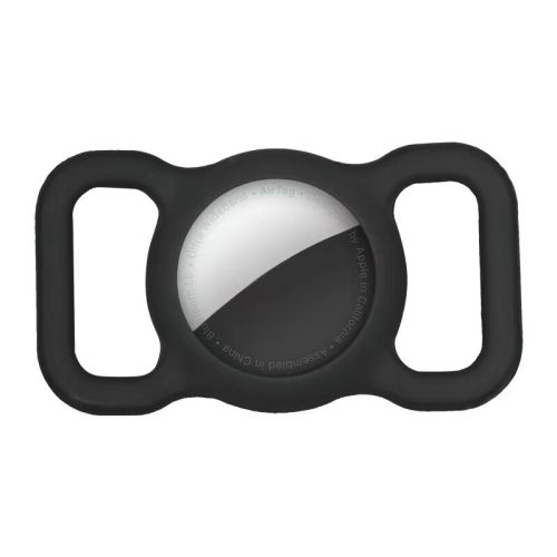 AirTag Holder Case Silicone Loop Sleeve Shell Keyring Dog Cat Pet Protective (174823856188) in Black-pet AirTag Holder Case Silicone Loop Sleeve Shell Keyring Dog Cat Pet Protective (174823856188) in Black-pet