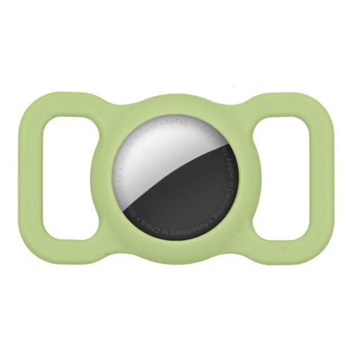 AirTag Holder Case Silicone Loop Sleeve Shell Keyring Dog Cat Pet Protective (174823856188) in Light green-pet AirTag Holder Case Silicone Loop Sleeve Shell Keyring Dog Cat Pet Protective (174823856188) in Light green-pet