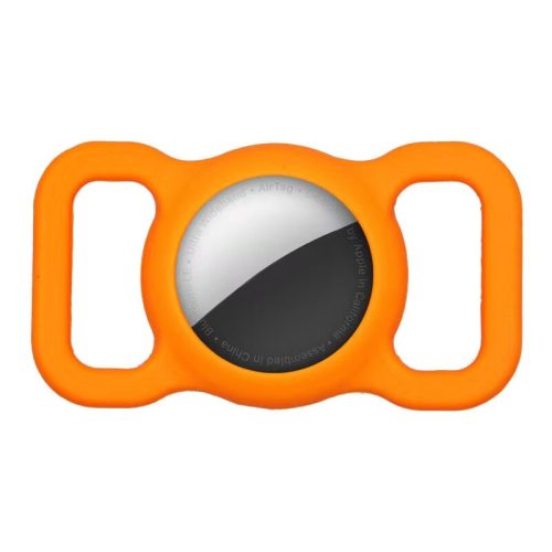 AirTag Holder Case Silicone Loop Sleeve Shell Keyring Dog Cat Pet Protective (174823856188) in Orange-pet AirTag Holder Case Silicone Loop Sleeve Shell Keyring Dog Cat Pet Protective (174823856188) in Orange-pet