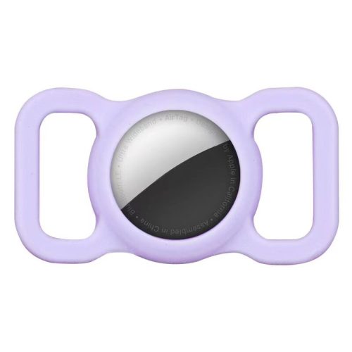 AirTag Holder Case Silicone Loop Sleeve Shell Keyring Dog Cat Pet Protective (174823856188) in Purple-pet AirTag Holder Case Silicone Loop Sleeve Shell Keyring Dog Cat Pet Protective (174823856188) in Purple-pet