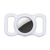 AirTag Holder Case Silicone Loop Sleeve Shell Keyring Dog Cat Pet Protective (174823856188) in White-pet AirTag Holder Case Silicone Loop Sleeve Shell Keyring Dog Cat Pet Protective (174823856188) in White-pet
