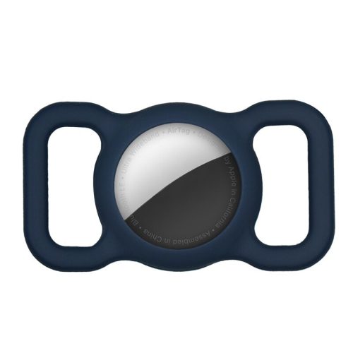 AirTag Holder Case Silicone Loop Sleeve Shell Keyring Dog Cat Pet Protective (174823856188) in Dark blue-pet AirTag Holder Case Silicone Loop Sleeve Shell Keyring Dog Cat Pet Protective (174823856188) in Dark blue-pet