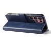 Red leather wallet folio phone cover compatible with Oppo smartphones