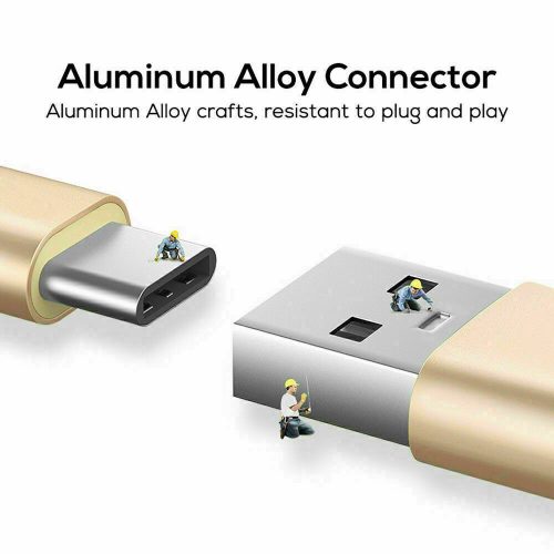 1M 2M 3M Braided USB Type C Data Charger Cable For Samsung Apple Xiaomi Oppo (176418996632) - Detail View