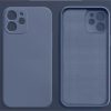 iPhone 17 16 E 15 14 13 12 11 Pro Max Plus Mini Case Shockproof Silicone Cover (175918463645) in Grey blue
