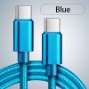 USB C to USB-C Cable Charge Nylon Braided Wire For iPhone 17 16 15 iPad Samsung (178071627335) - 14 USB C to USB-C Cable Charge Nylon Braided Wire For iPhone 17 16 15 iPad Samsung (178071627335) - Detail View