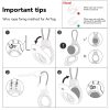 For Apple Airtag Secure Holder Solid Color Lock Case PC Key Ring with Wire Cable (176303363404) - Detail View