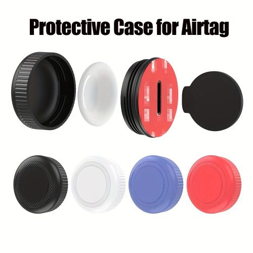 For Apple AirTag Case Waterproof with Ultra Adhesive Mount Sticker Airtag Holder (176533795350) - Detail View
