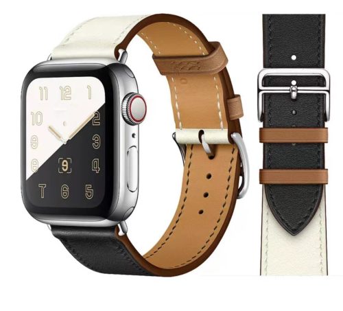 Leather watch band strap 49mm 45mm 44mm size compatible with Apple Watch Ultra