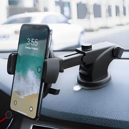 Anti-shake shock-absorbing silicone padding on car mount arms