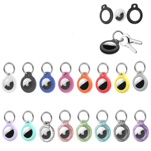 For Apple AirTag Case Hard PC Cover Location Tracker Sleeve Shell Skin Keyring (174949749086) - Detail View