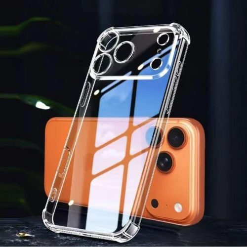 Wireless charging friendly clear TPU protective case for Apple iPhone