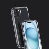 Scratch resistant transparent TPU back cover compatible with Apple iPhone