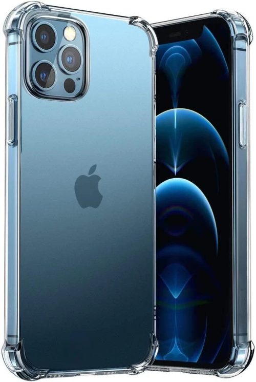 Crystal clear TPU back cover compatible with Apple iPhone 16 Pro