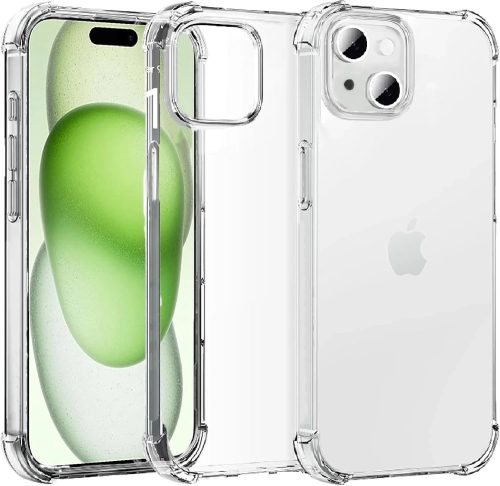 Precision molded camera aperture on transparent case for Apple iPhone
